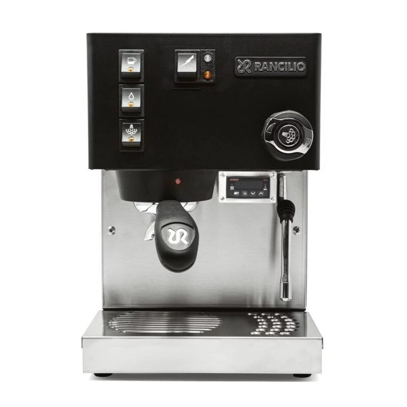 rancilio silvia espresso machine w/ pid installed, black rancilio silvia espresso machine w/ pid installed, black