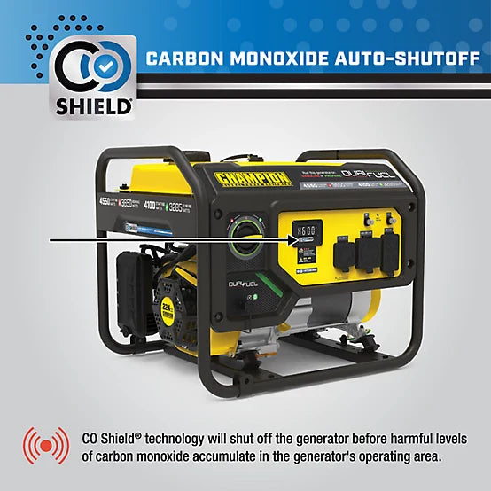 new!champion power equipment 4550 watt dual fuel rv ready portable generator with co shield, 200970 new!champion power equipment 4550 watt dual fuel rv ready portable generator with co shield, 200970