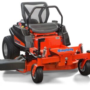 simplicity courier 21.5hp 726cc kawasaki 42″ fab z turn suspension mower #2691658