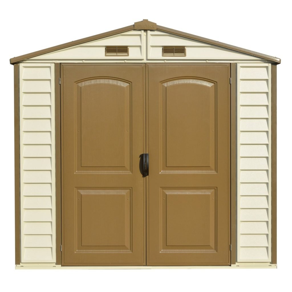 duramax 8ft x 6ft storeall vinyl shed with foundation kit and window duramax 8ft x 6ft storeall vinyl shed with foundation kit and window