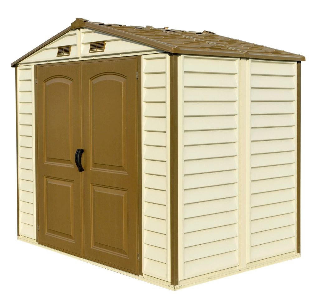 duramax 8ft x 6ft storeall vinyl shed with foundation kit and window duramax 8ft x 6ft storeall vinyl shed with foundation kit and window