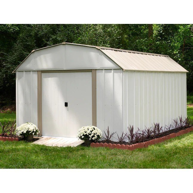 arrow 10 ft x 14 ft lexington galvanized steel storage shed arrow 10 ft x 14 ft lexington galvanized steel storage shed