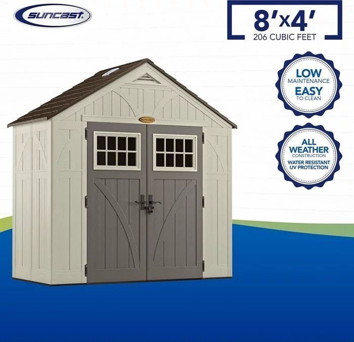 suncast bms8400d “4 x 8” tremont storage shed suncast bms8400d “4 x 8” tremont storage shed