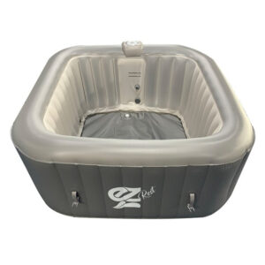 4 seat inflatable pool spa – portable hot tub spa with light and remote control