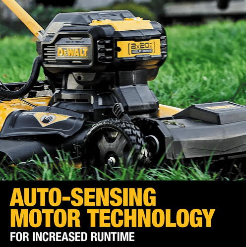 21.5 in. 20 v li ion cordless battery walk behind self propelled mower w/hedge,bare trimmer,blower,cleaner,pole/hand saw