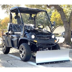 400cc gvx gas golf cart utv 4×4 with snow plow & rear flip seat – all wheel drive atv cdu