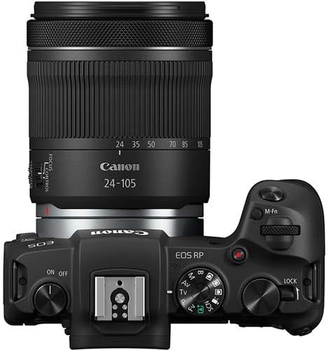 canon eos rp full frame mirrorless camera with rf 24 105mm f/4 7.1 is stm lens kit, black canon eos rp full frame mirrorless camera with rf 24 105mm f/4 7.1 is stm lens kit, black