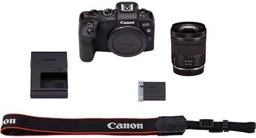 canon eos rp full frame mirrorless camera with rf 24 105mm f/4 7.1 is stm lens kit, black canon eos rp full frame mirrorless camera with rf 24 105mm f/4 7.1 is stm lens kit, black