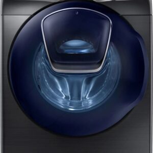 samsung – 4.5 cu. ft. high efficiency stackable front load washer with steam and addwash – black stainless steel