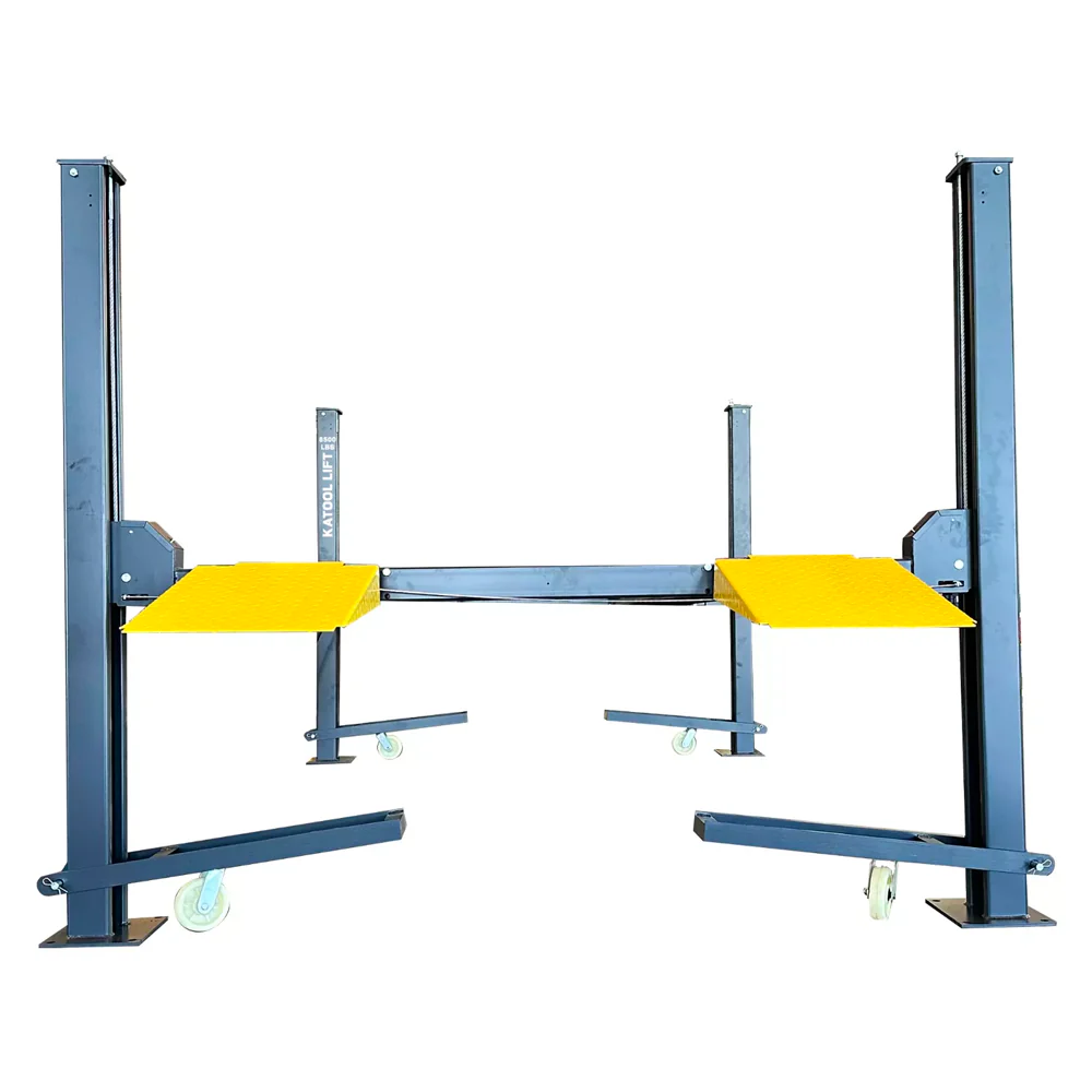 4h850 heavy duty four post car lift 8500lbs by katool