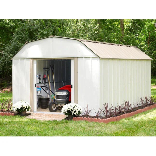 arrow 10 ft x 14 ft lexington galvanized steel storage shed arrow 10 ft x 14 ft lexington galvanized steel storage shed