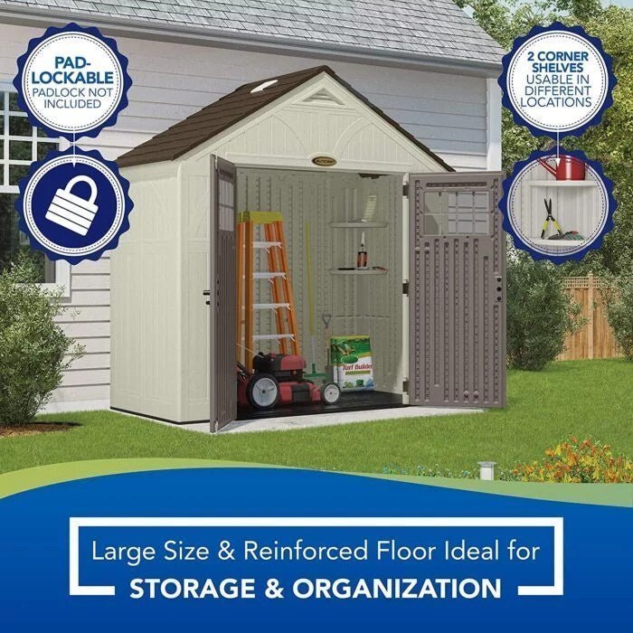 suncast bms8400d “4 x 8” tremont storage shed suncast bms8400d “4 x 8” tremont storage shed
