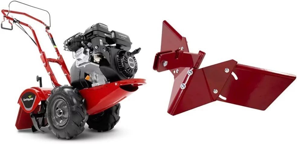 earthquake 33970 victor rear tine tiller, powerful 212cc 4 cycle vipe engine