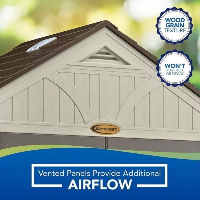 suncast bms8400d “4 x 8” tremont storage shed suncast bms8400d “4 x 8” tremont storage shed