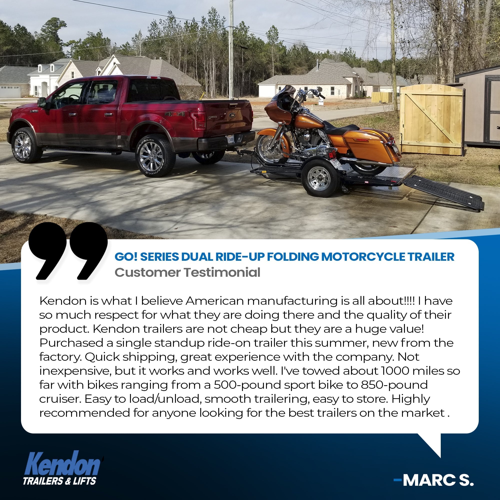 go! series dual rail ride up folding motorcycle trailer discounted