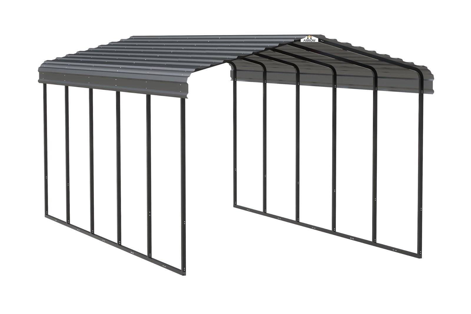 arrow carport, 12 ft. x 24ft. x 9ft. charcoal 12′ x 24′ x 9′ arrow carport, 12 ft. x 24ft. x 9ft. charcoal 12′ x 24′ x 9′