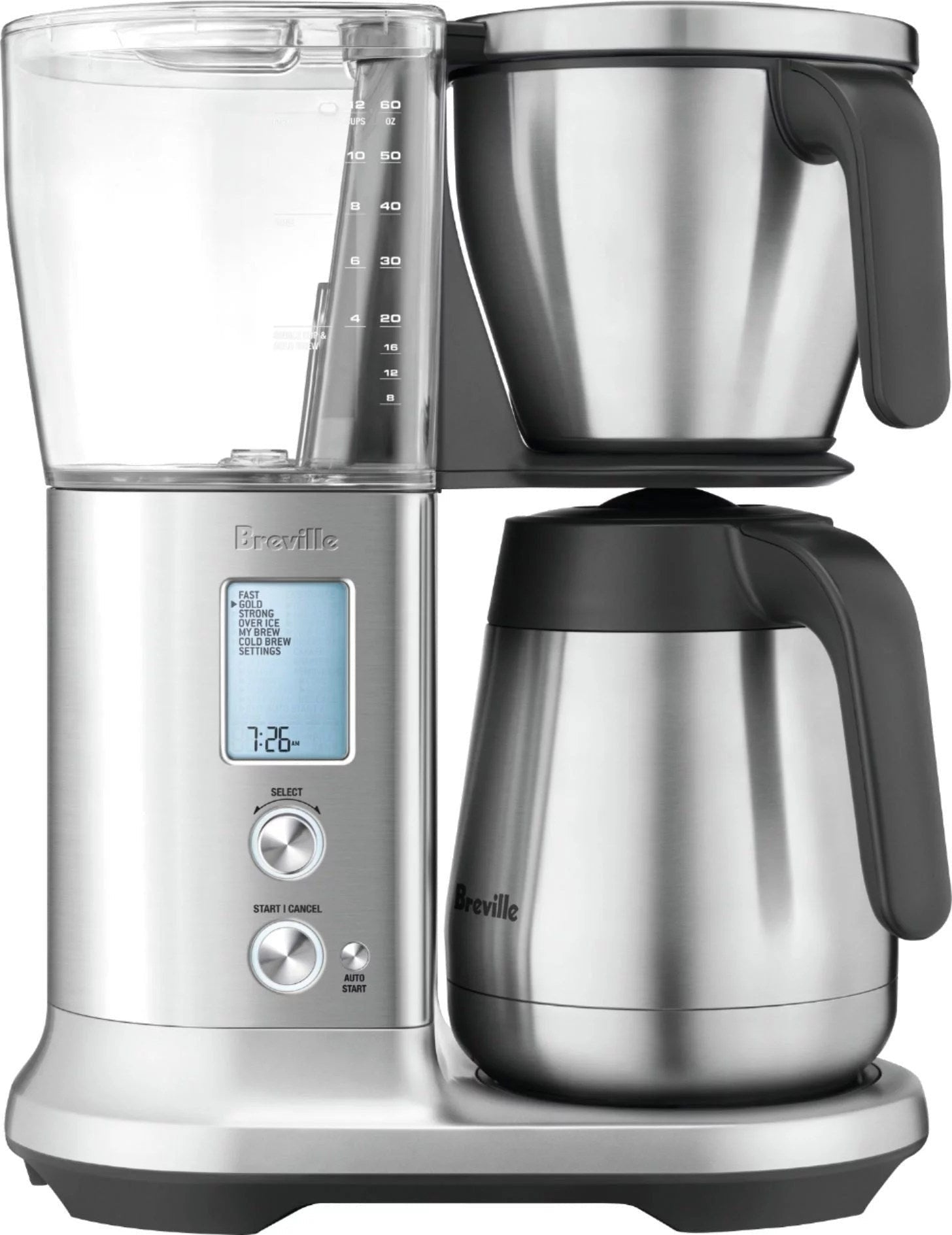 breville – the precision brewer thermal 12 cup coffee maker – brushed stainless steel breville – the precision brewer thermal 12 cup coffee maker – brushed stainless steel