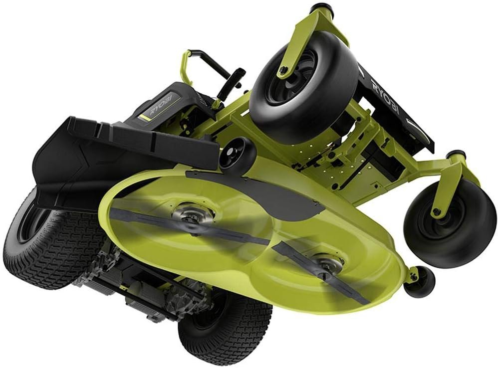 ryobi 42 in. 100 ah battery electric riding zero turn mower ry48ztr100 ryobi 42 in. 100 ah battery electric riding zero turn mower ry48ztr100