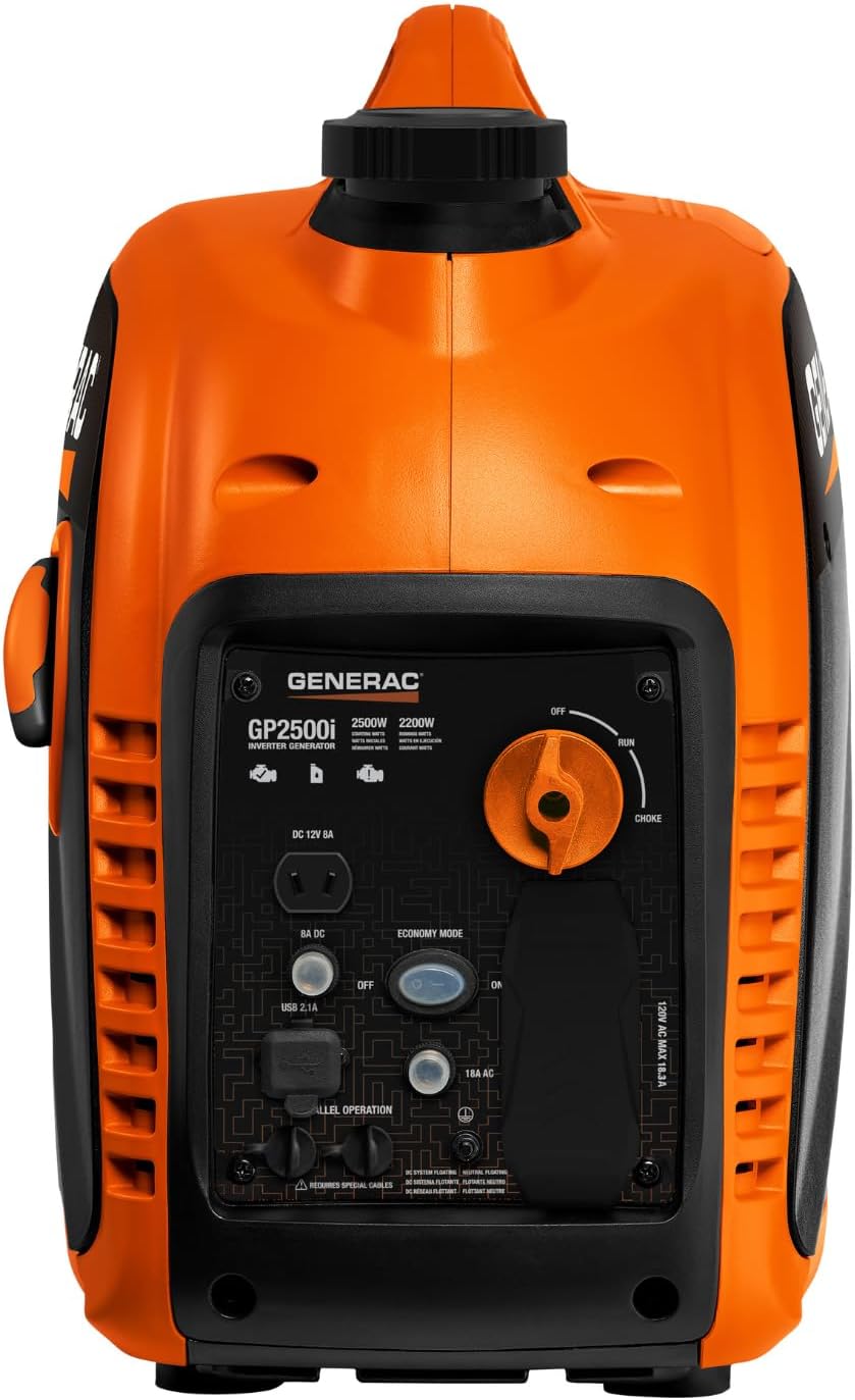 generac 3,300 watt gas powered portable inverter generator – lightweight and compact generac 3,300 watt gas powered portable inverter generator – lightweight and compact