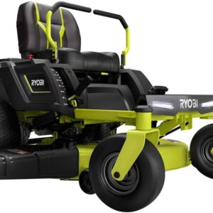 ryobi 42 in. 100 ah battery electric riding zero turn mower ry48ztr100