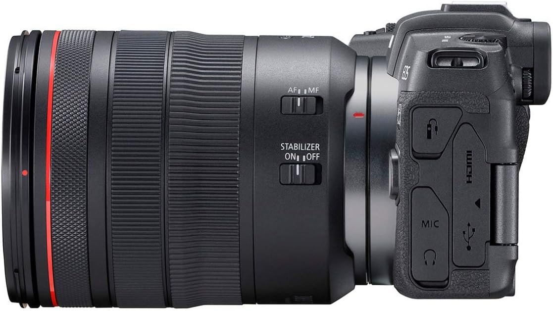 canon eos rp full frame mirrorless camera with rf 24 105mm f/4 7.1 is stm lens kit, black canon eos rp full frame mirrorless camera with rf 24 105mm f/4 7.1 is stm lens kit, black