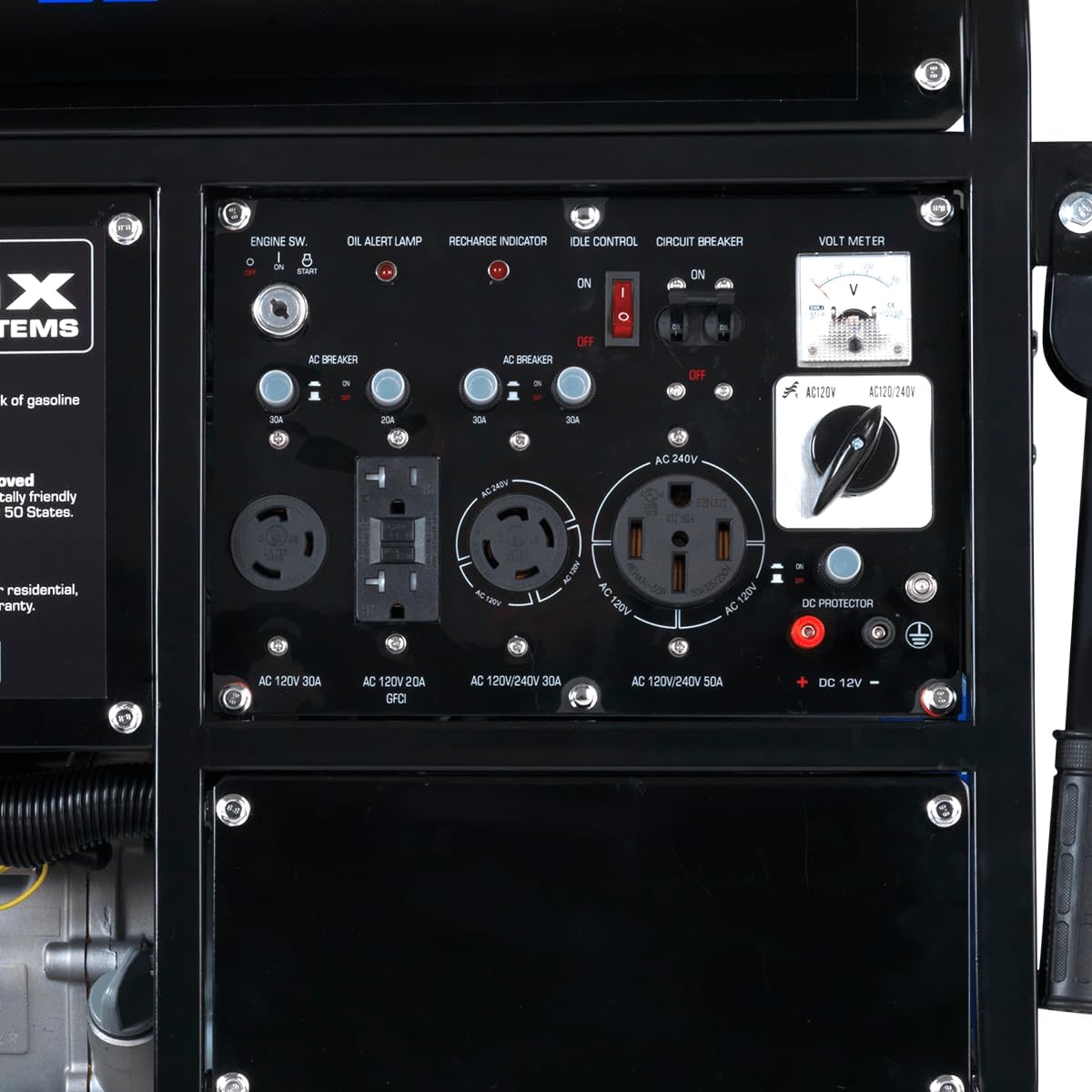 duromax xp13000eh 13,000 watt dual fuel portable generator – gas & propane, electric start duromax xp13000eh 13,000 watt dual fuel portable generator – gas & propane, electric start