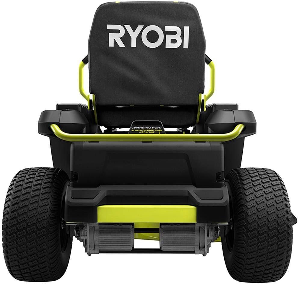 ryobi 42 in. 100 ah battery electric riding zero turn mower ry48ztr100 ryobi 42 in. 100 ah battery electric riding zero turn mower ry48ztr100