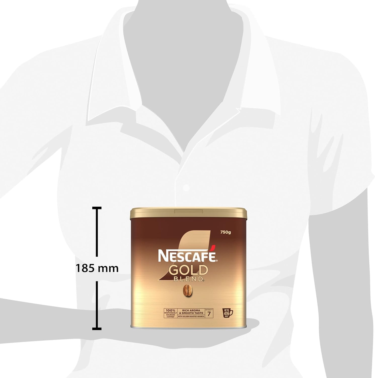 nescafÉ gold blend instant coffee 750g tin nescafÉ gold blend instant coffee 750g tin