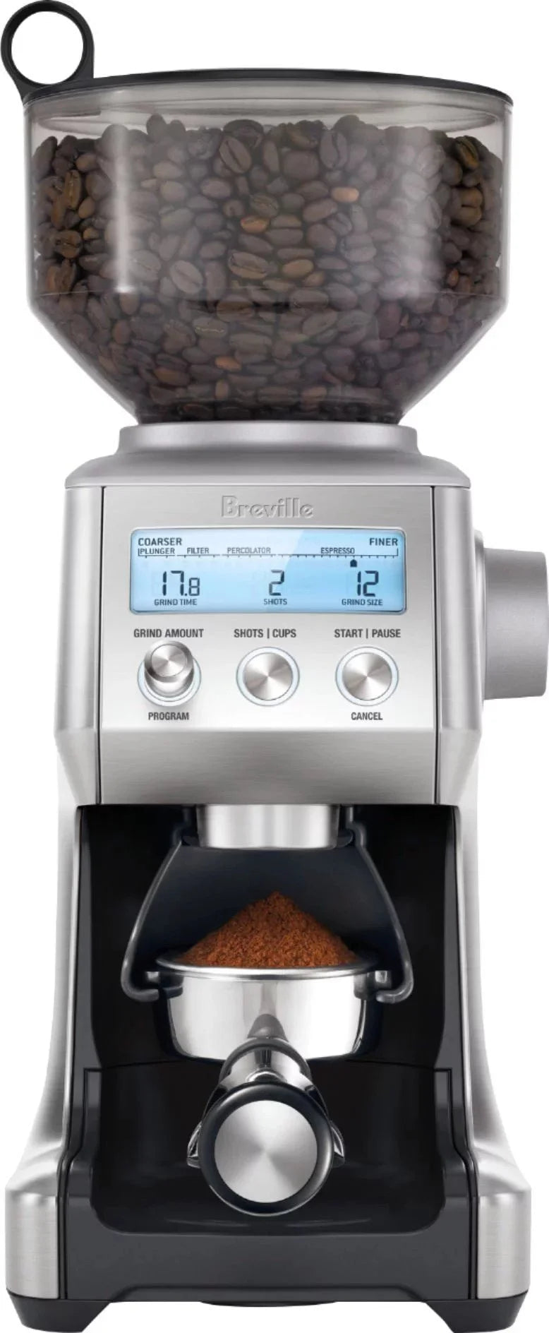 breville – the smart grinder pro 12 cup coffee grinder – stainless steel breville – the smart grinder pro 12 cup coffee grinder – stainless steel