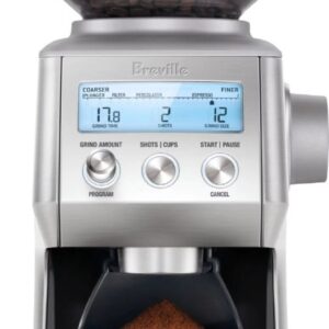breville – the smart grinder pro 12 cup coffee grinder – stainless steel