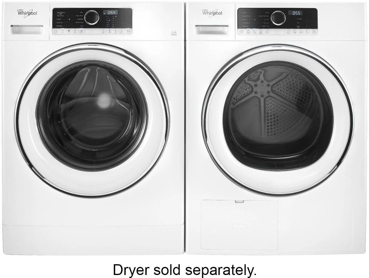 whirlpool – 2.3 cu. ft. high efficiency stackable front load washer with detergent dosing aid – white whirlpool – 2.3 cu. ft. high efficiency stackable front load washer with detergent dosing aid – white