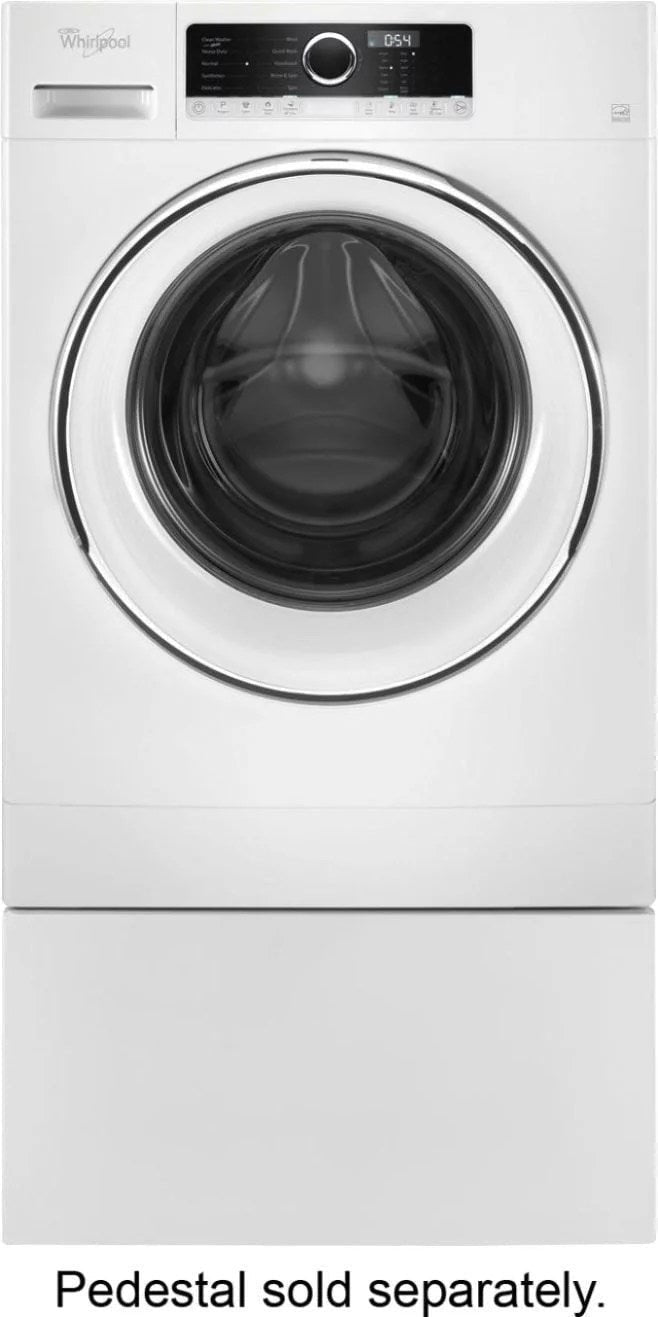 whirlpool – 2.3 cu. ft. high efficiency stackable front load washer with detergent dosing aid – white whirlpool – 2.3 cu. ft. high efficiency stackable front load washer with detergent dosing aid – white
