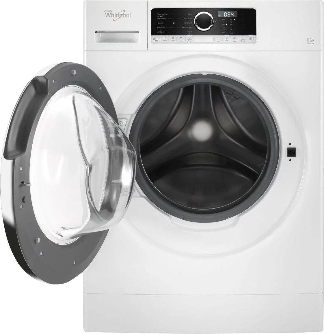 whirlpool – 2.3 cu. ft. high efficiency stackable front load washer with detergent dosing aid – white whirlpool – 2.3 cu. ft. high efficiency stackable front load washer with detergent dosing aid – white