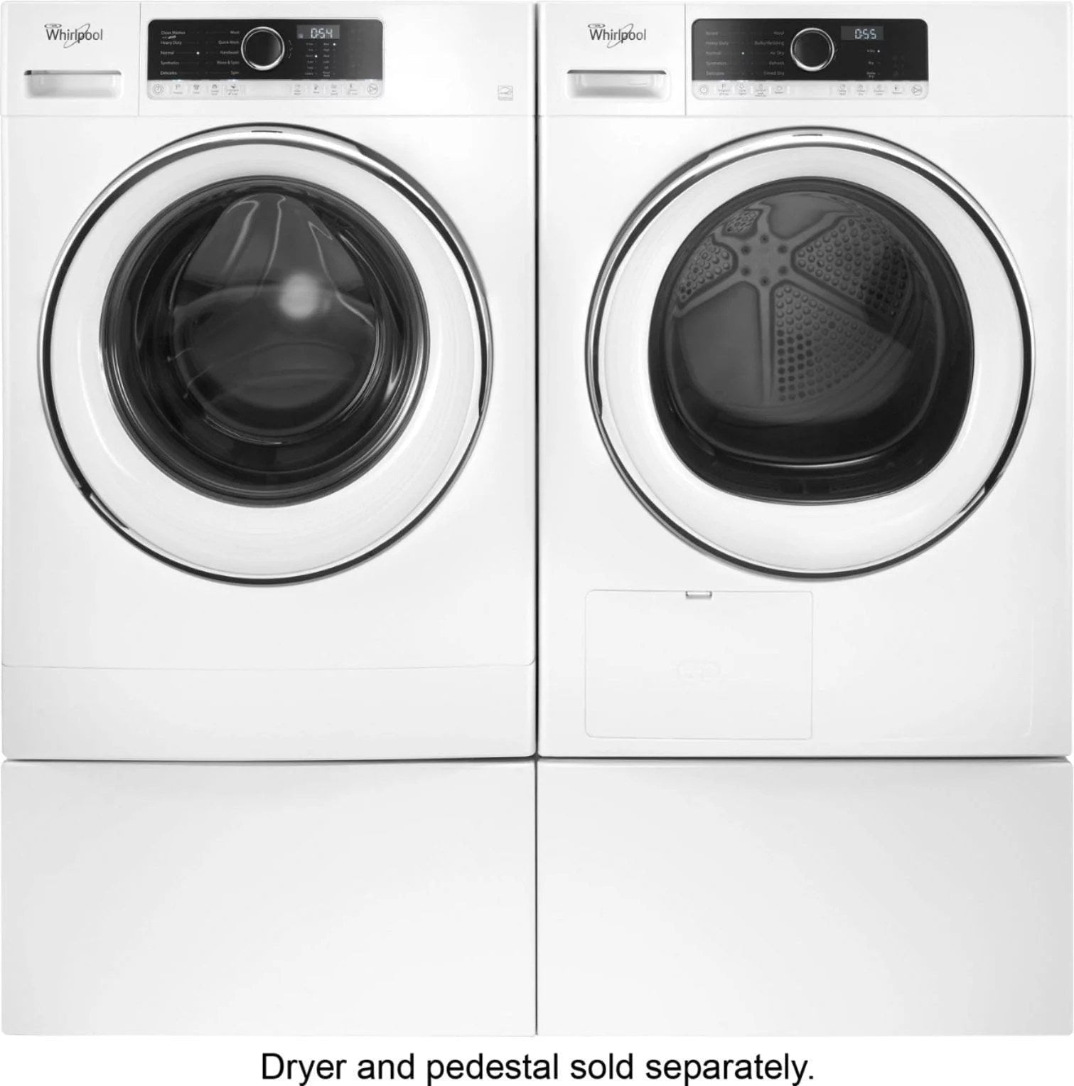 whirlpool – 2.3 cu. ft. high efficiency stackable front load washer with detergent dosing aid – white whirlpool – 2.3 cu. ft. high efficiency stackable front load washer with detergent dosing aid – white