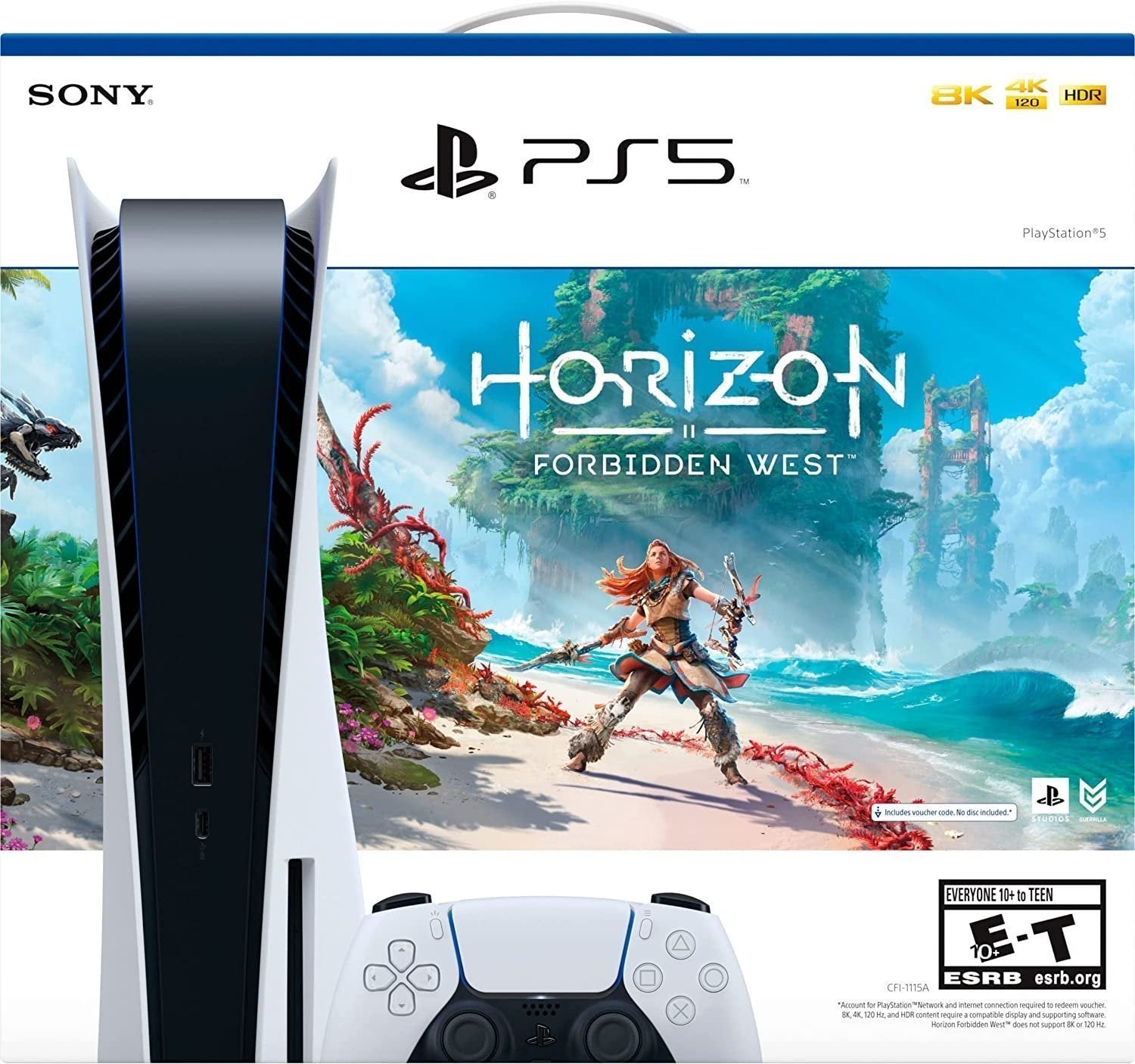 playstation 5 ps5 blu ray horizon forbidden west console bundle playstation 5 ps5 blu ray horizon forbidden west console bundle