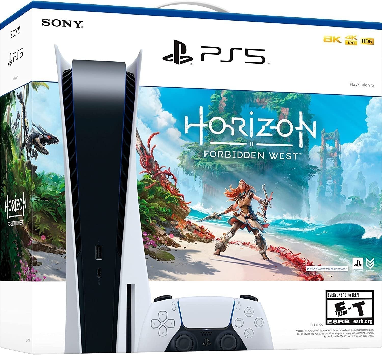 playstation 5 ps5 blu ray horizon forbidden west console bundle playstation 5 ps5 blu ray horizon forbidden west console bundle