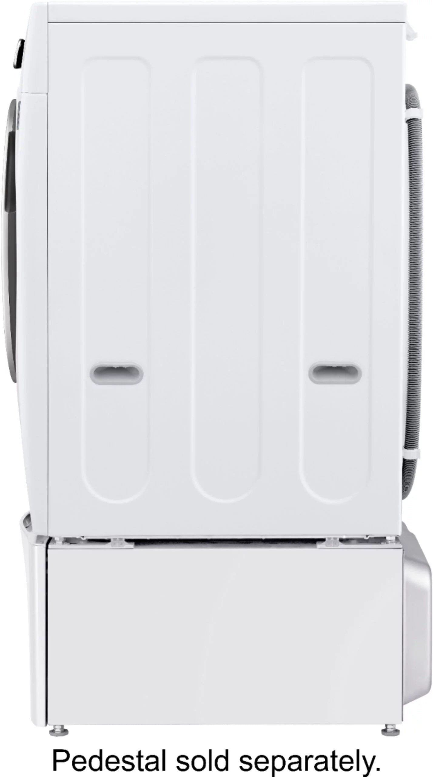 lg – 5.0 cu. ft. high efficiency stackable smart front load washer with steam and built in intelligence – white lg – 5.0 cu. ft. high efficiency stackable smart front load washer with steam and built in intelligence – white