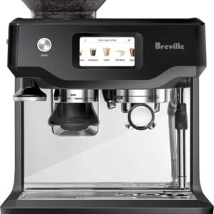 breville – the barista touch espresso machine with 15 bars of pressure, milk frother and intergrated grinder – black truffle