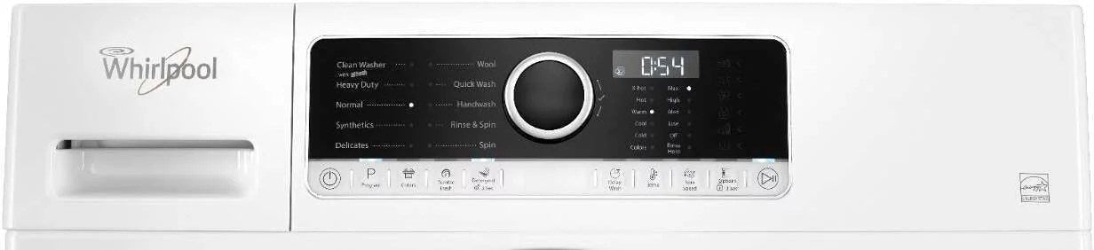 whirlpool – 1.9 cu. ft. high efficiency stackable front load washer with detergent dosing aid – white whirlpool – 1.9 cu. ft. high efficiency stackable front load washer with detergent dosing aid – white