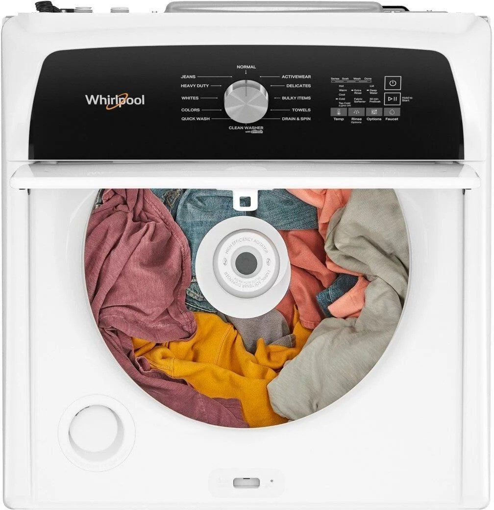 whirlpool – 4.5 cu. ft. top load washer with built in water faucet – white whirlpool – 4.5 cu. ft. top load washer with built in water faucet – white