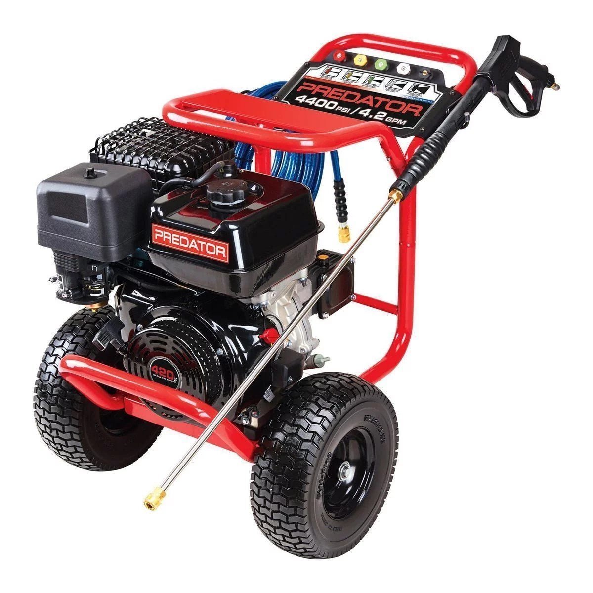 4400 psi, 4.2 gpm, 13 hp (420cc) commercial duty pressure washer epa