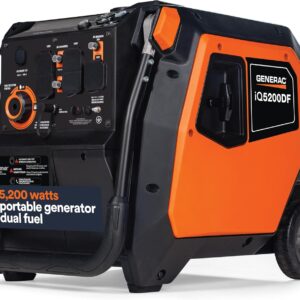 generac 3,300 watt gas powered portable inverter generator – lightweight and compact