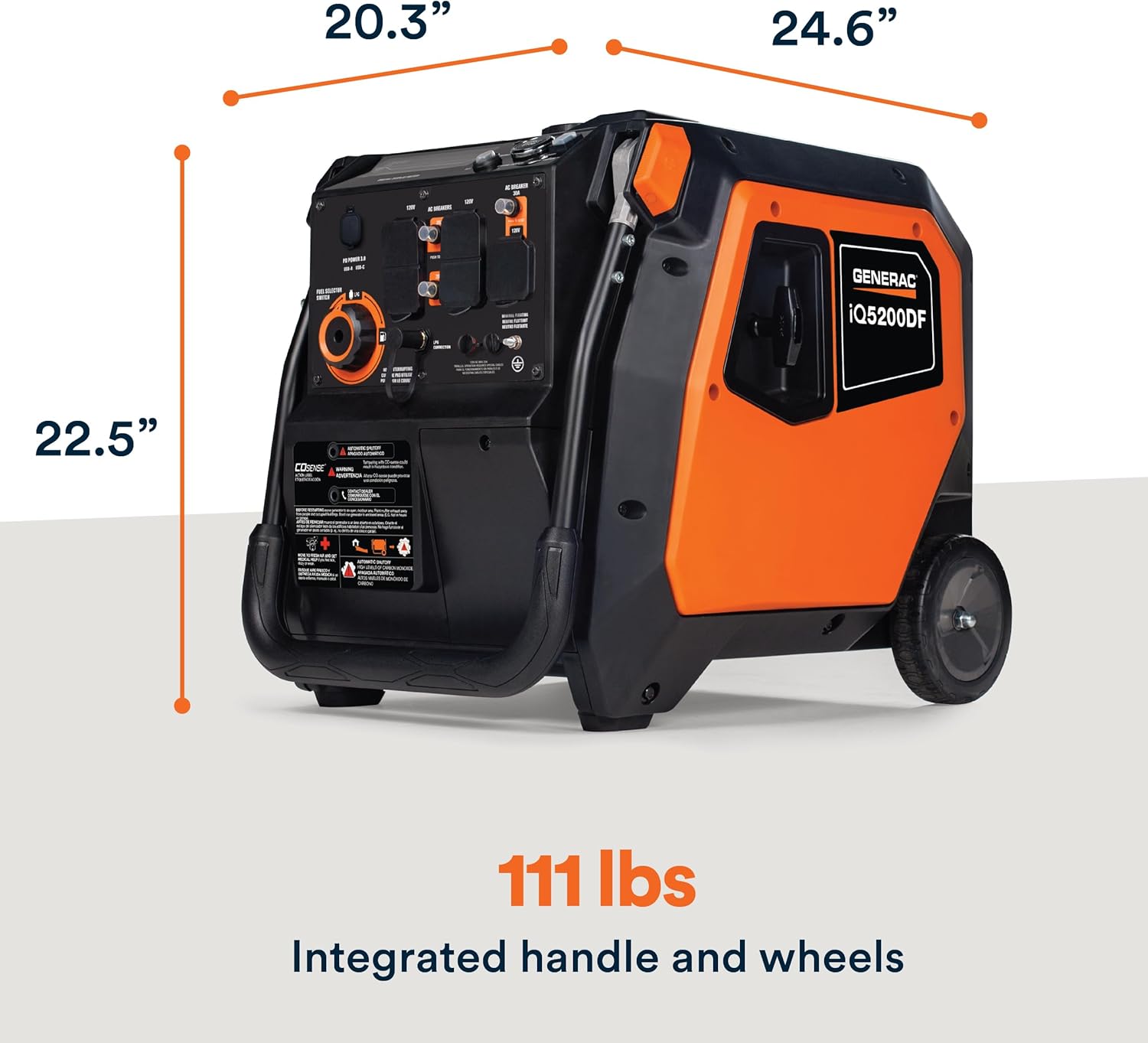 generac 3,300 watt gas powered portable inverter generator – lightweight and compact generac 3,300 watt gas powered portable inverter generator – lightweight and compact