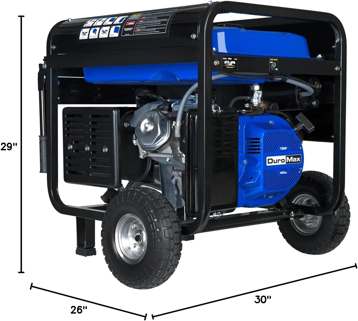 duromax xp13000eh 13,000 watt dual fuel portable generator – gas & propane, electric start duromax xp13000eh 13,000 watt dual fuel portable generator – gas & propane, electric start