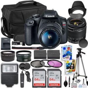 canon eos rebel t7 dslr camera with 18 55mm lens bundle ki