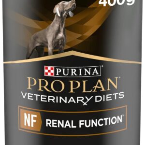 pro plan veterinary diets nf renal function mousse wet dog food 400g (pack of 12)