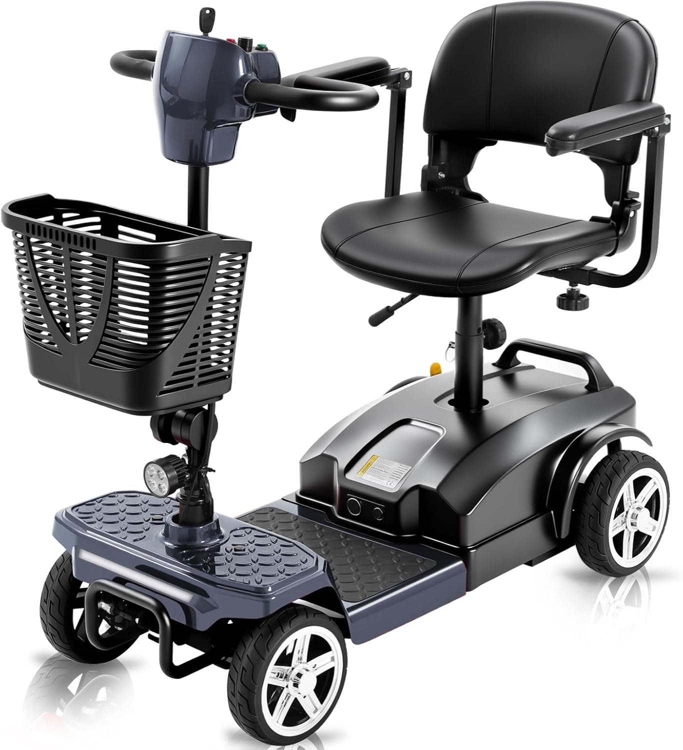 4 wheel mobility scooter for adults & seniors, 15–30 mile range, 350w, removable battery, compact 4 wheel mobility scooter for adults & seniors, 15–30 mile range, 350w, removable battery, compact