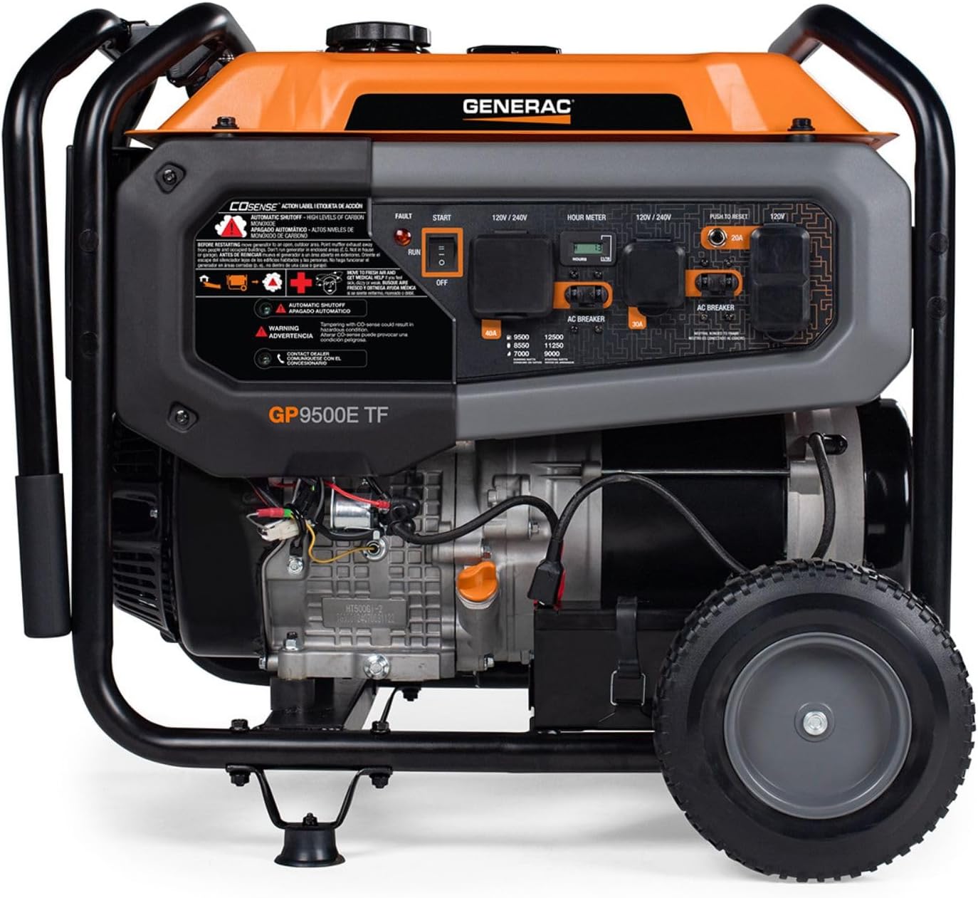 generac 8,125 starting watt portable gas generator – includes extension cord generac 8,125 starting watt portable gas generator – includes extension cord