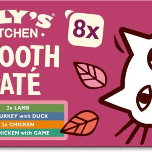 lily’s kitchen smooth paté, complete nutrition, cat wet food multipack (32x85g) tray for adult cats, grain free recipe with natural ingredients and with freshly prepared meat & offal