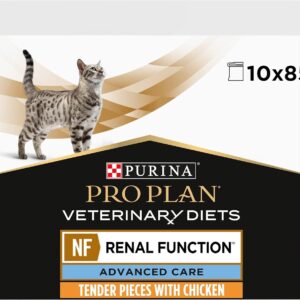pro plan veterinary diets advanced care nf renal wet cat food 10x85g (pack of 4)